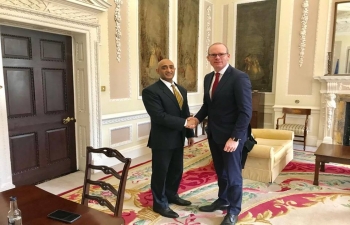 Ambassador meeting with Irish Deputy PM and FM Simon Coveney 2019